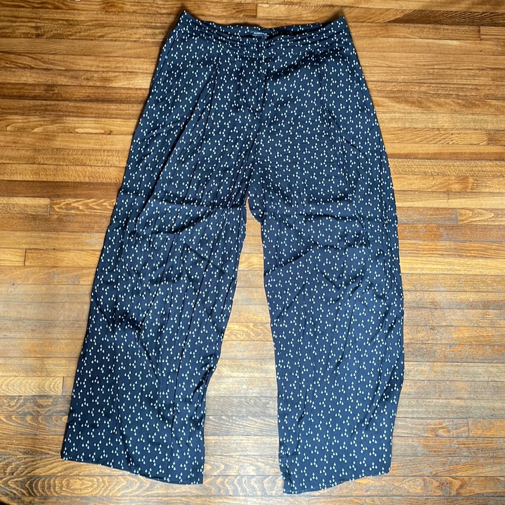 & Other Stories pleated pants, nautical print